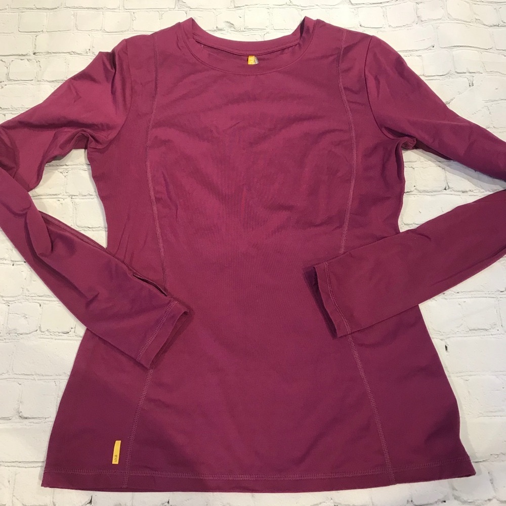 Lole Purple Long Sleeve Athletic Top - Picture 1 of 6